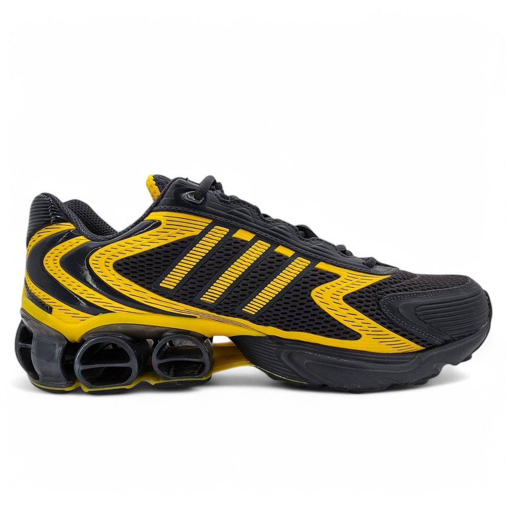 Adidas ZX 8000 PB Running‎ Shoes Mens 12 Dark Gray Yellow Bounce Sole Sneakers